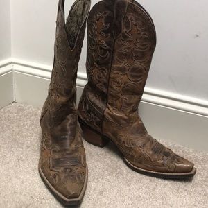 Ariat Leather Cowboy Boots - Size 9 1/2